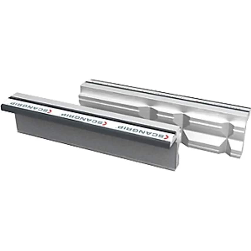 Prism Magnet Vice Jaws, Aluminium, 1 Pair, Jaw Width 120mm