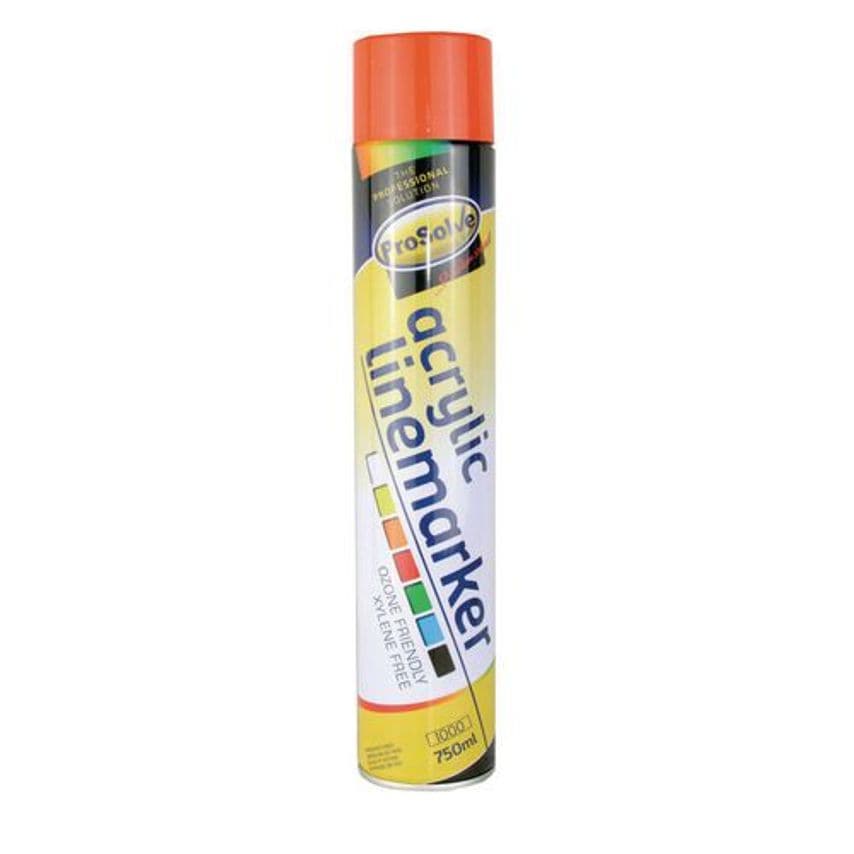 ProSolve Linemarking Spray Paint - Pack of 12 Description Line Marking Spray Paint Orange