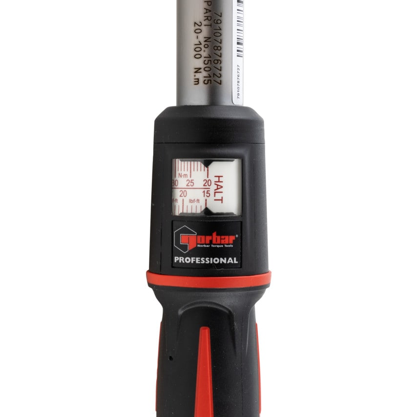 Pro 100 1/2" 20-100nm 15-75 Lb.ft Torque Wrench