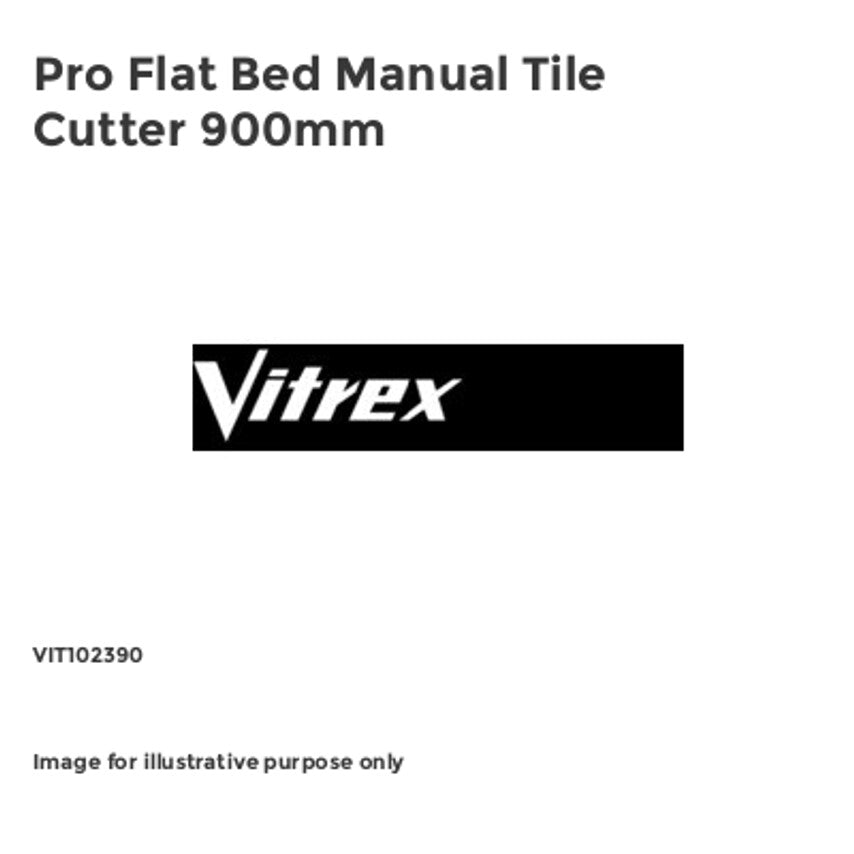 Pro Flat Bed Manual Tile Cutter 900mm