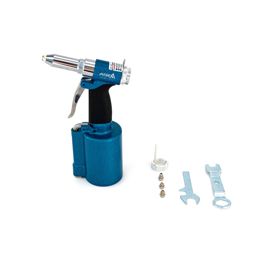 Professional Air Riveter Gun 885kg 8850N 2.4 3.2 4 4.8mm 2 Jaw System