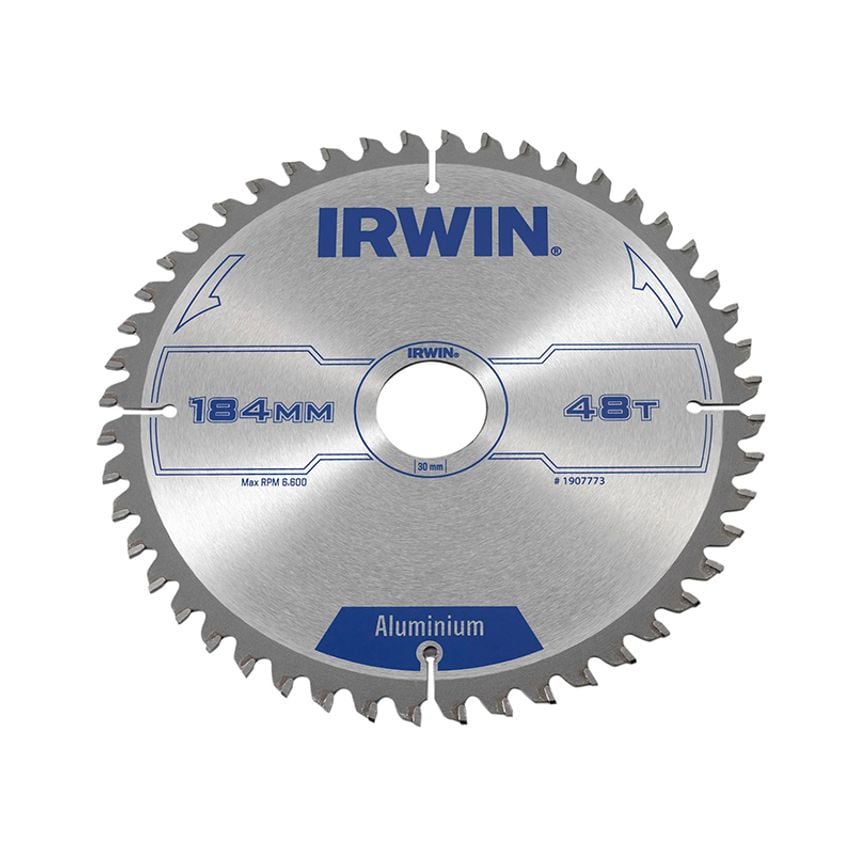 Professional Aluminium Circular Saw Blade 184 x 30mm x 48T TCG IRW1907773