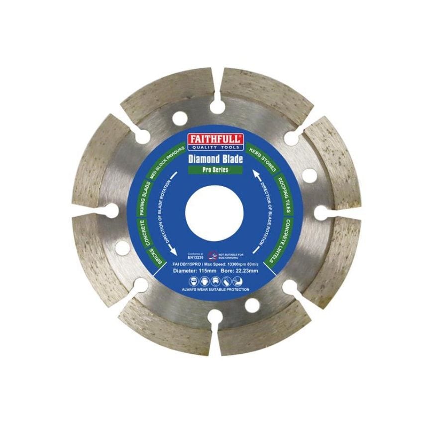 Professional Diamond Blade 115 x 22mm