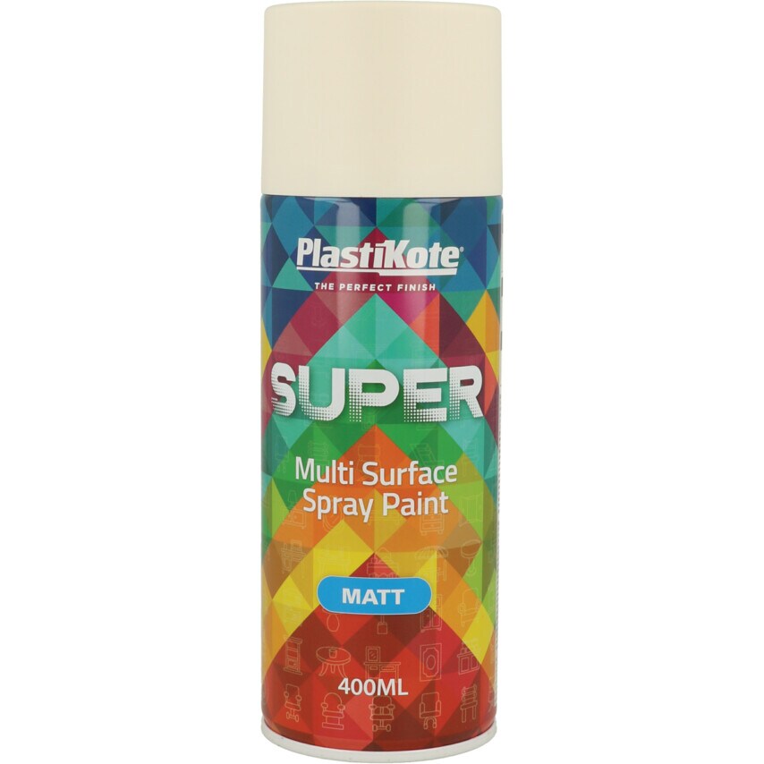 Projekt Paint Super Matt White Aerosol Paint - 400ML