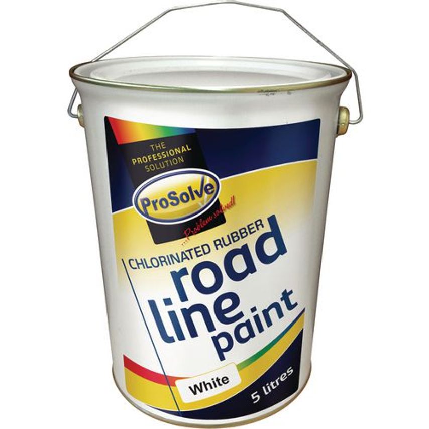 Prosolve Chlorinated Rubber Road Line Paint White