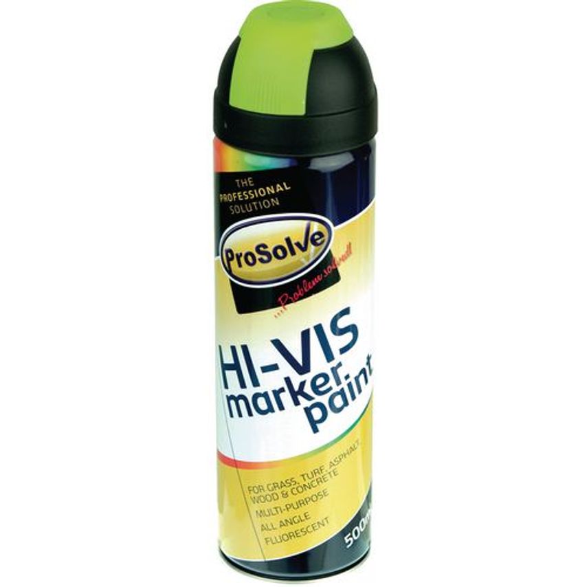 Prosolve Hi-Vis Spray Marker Paint - Pack of 12 Green