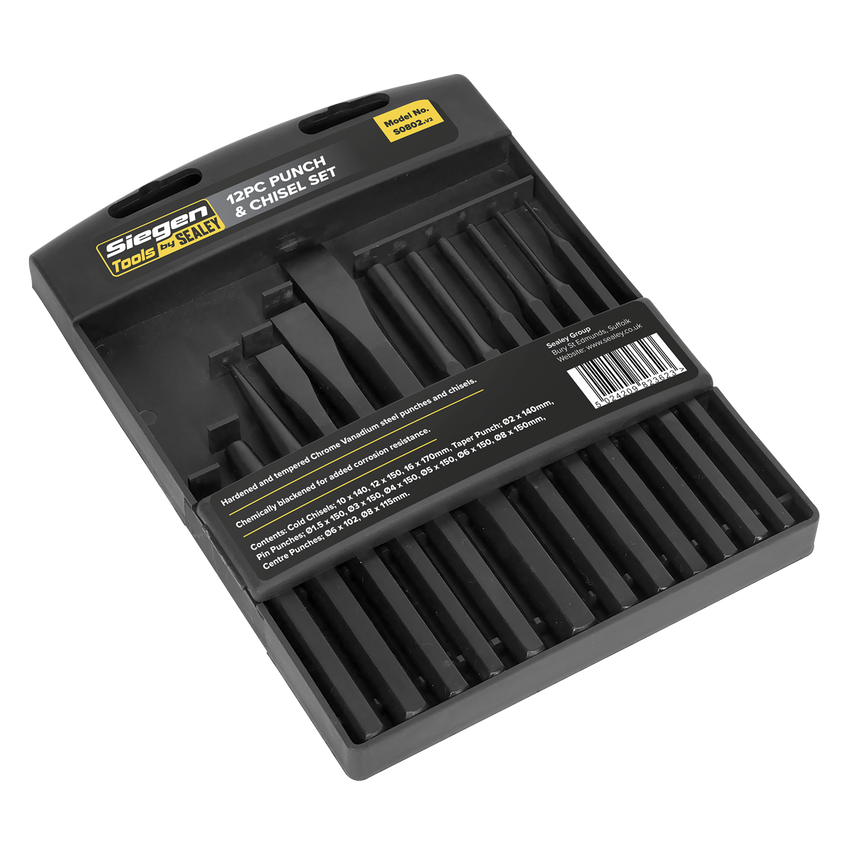 Punch & Chisel Set 12 Piece