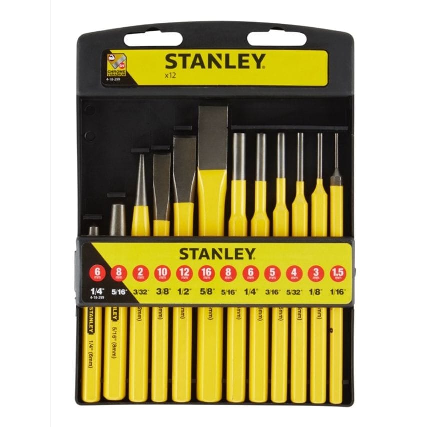 Punch and Chisel Kit 12 Piece