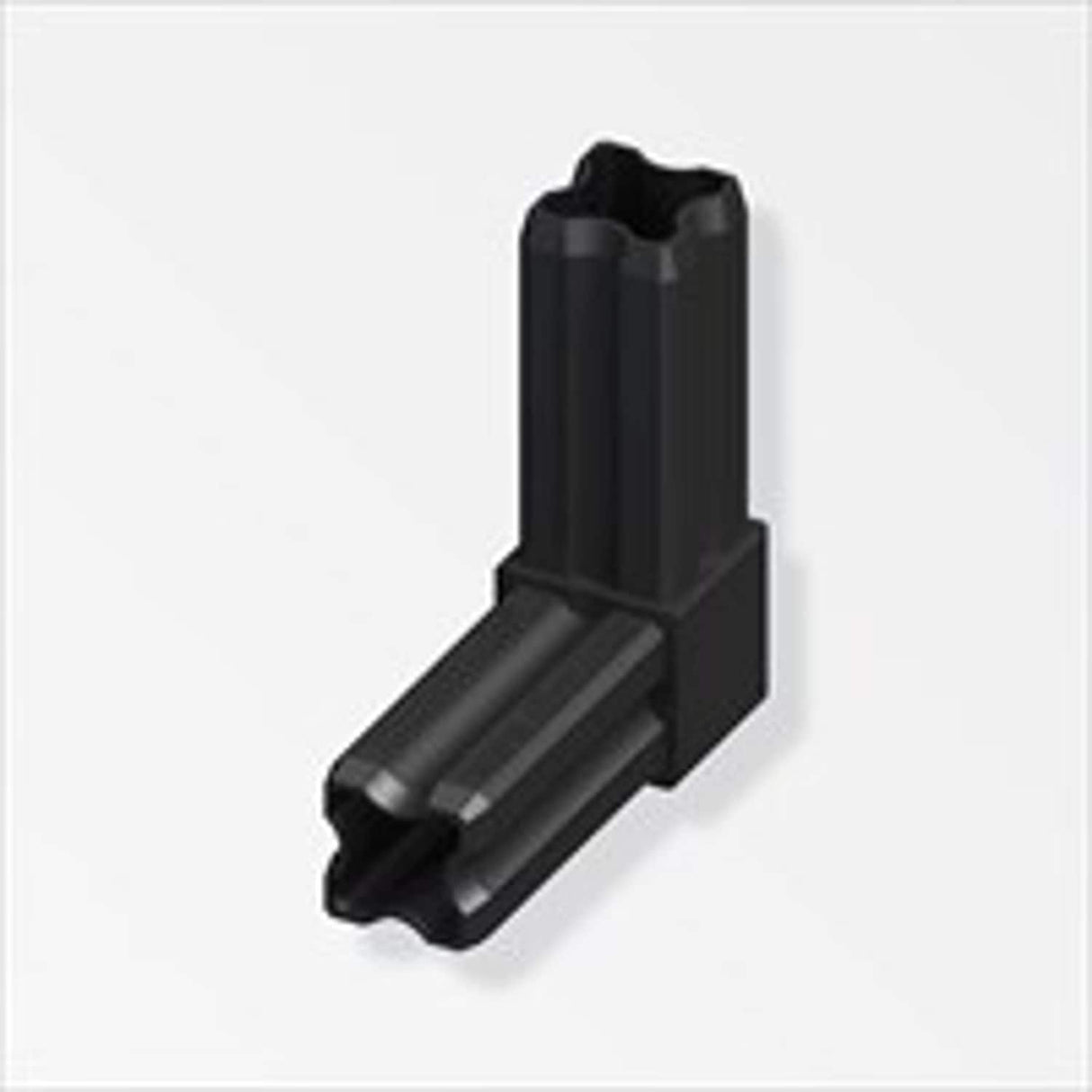 Pvc 2 Way Corner Connector 23.5mm Black