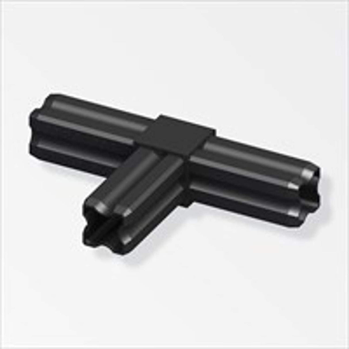 Pvc 3 Way Flat Corner Connector 23.5mm Black