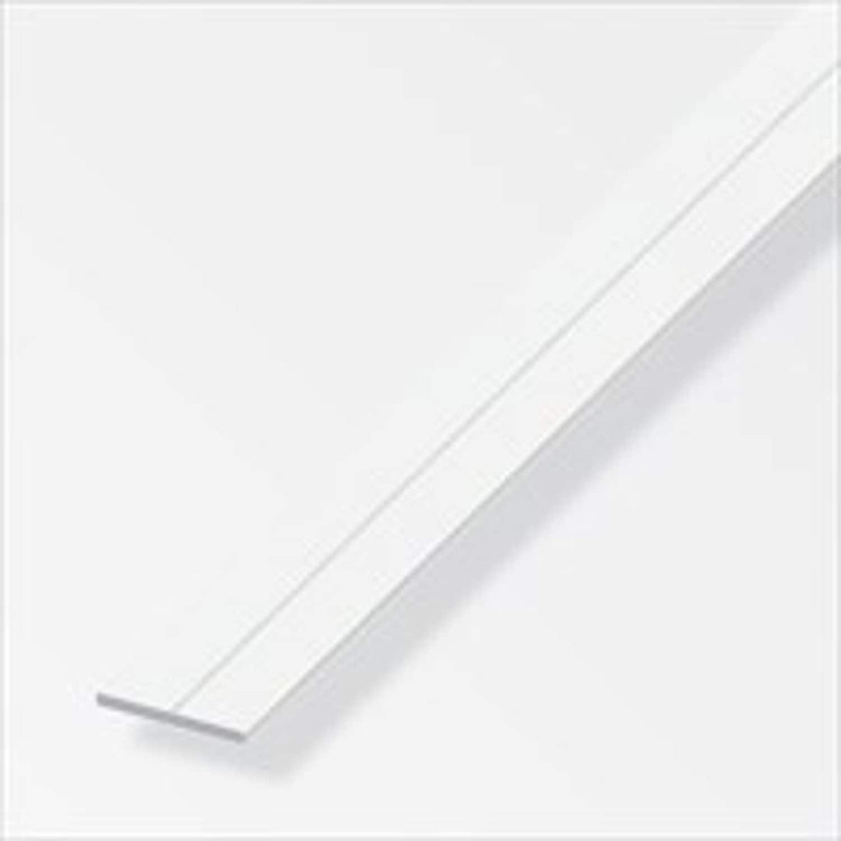 Pvc Flat Bar 19.5mm X 1m White