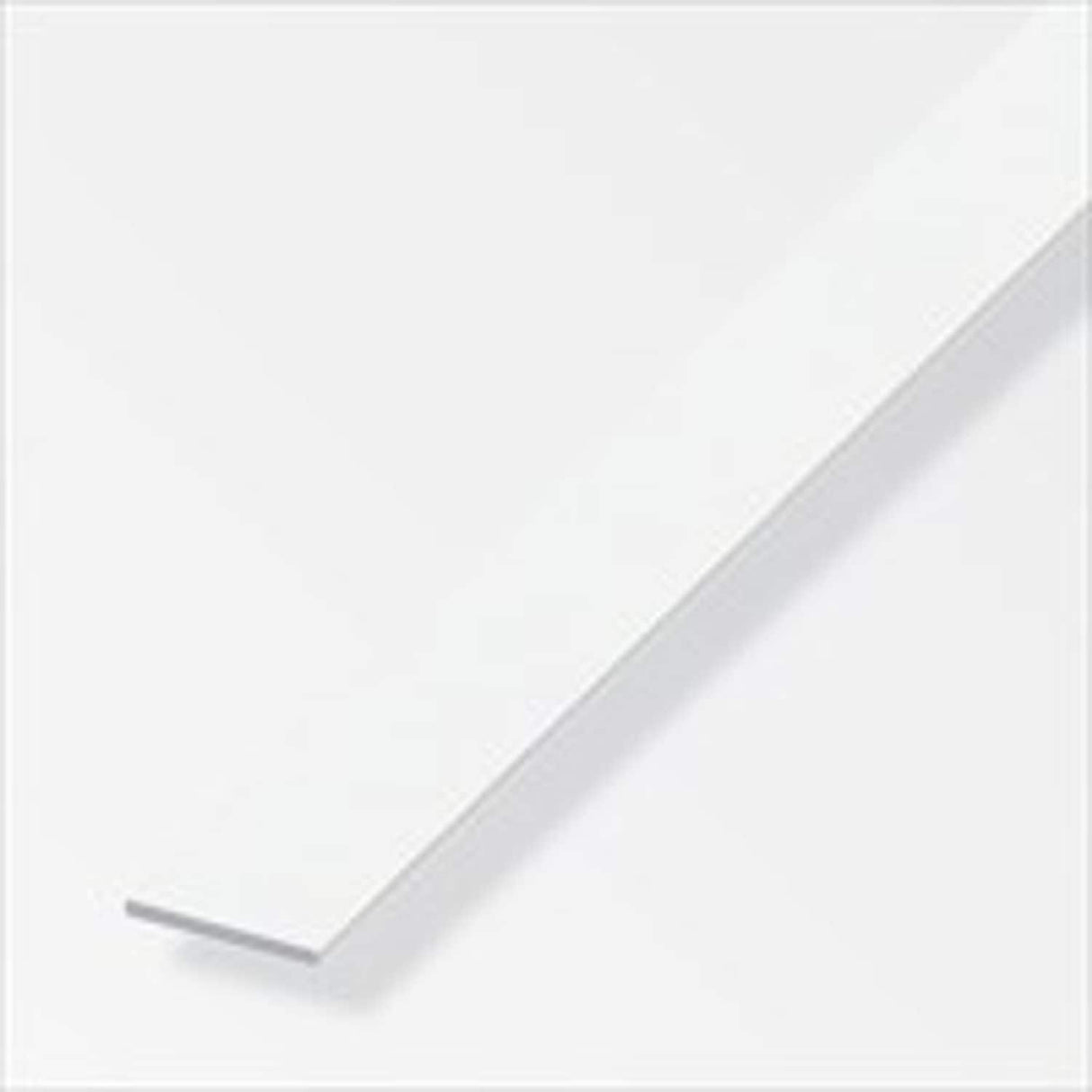 Pvc Flat Bar 30 X 3mm X 1m White