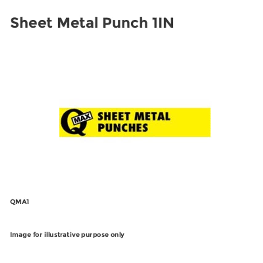 QMA1 Sheet Metal Punch 1IN