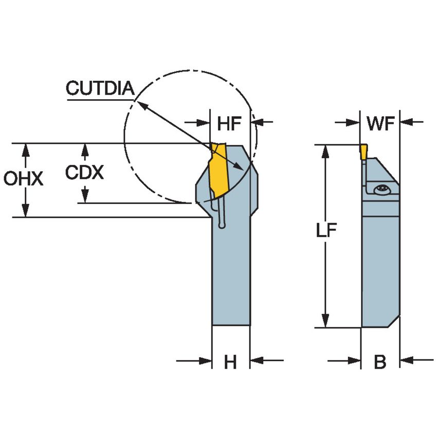 QS-LF123D17-1616B Shank Tool