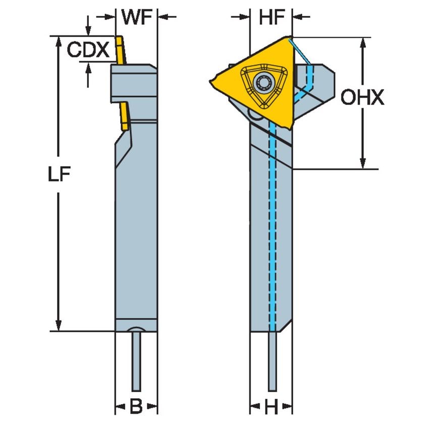 QS-LF123U06-1010BHP Shank Tool