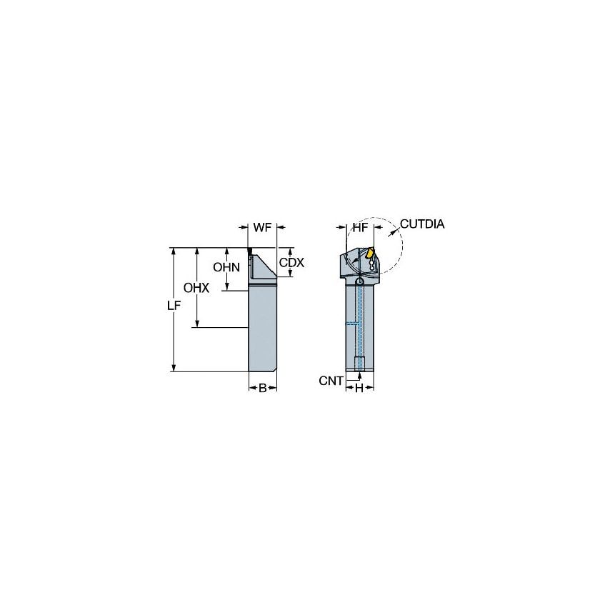 QS-QD-LFF26C2525D Shank Tool
