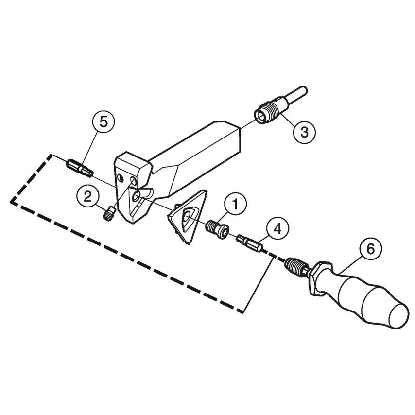 QS-RF123T06-1616BHP Shank Tool