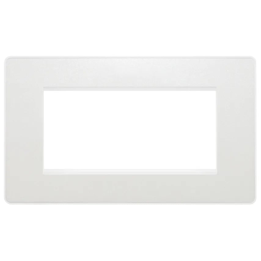 Quad Rect F/Plate White - 2501483767