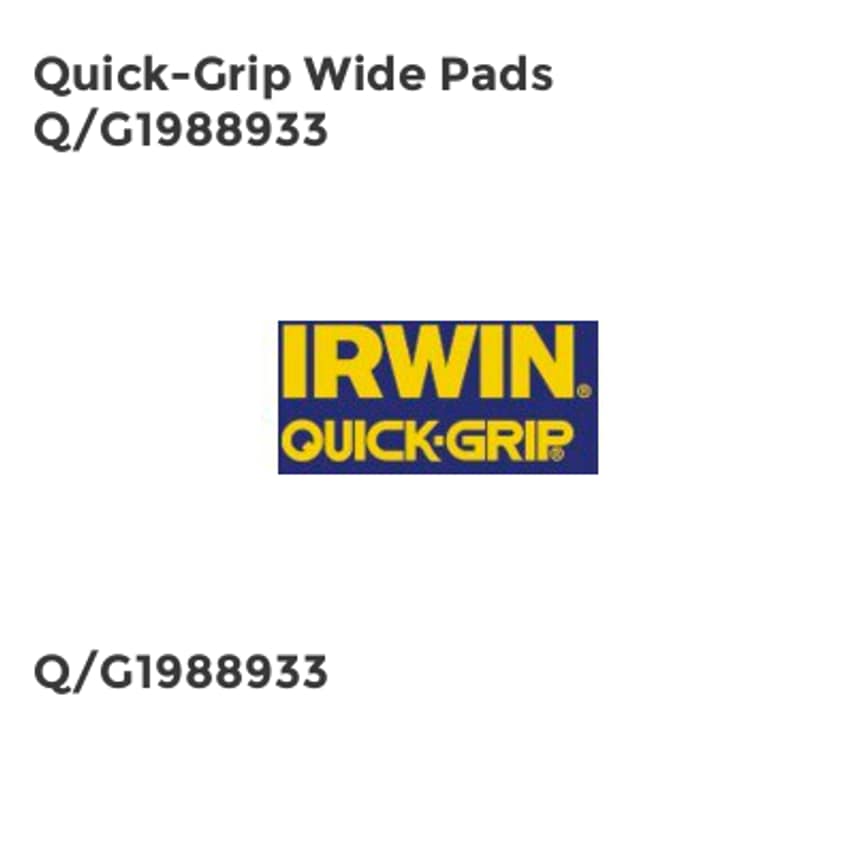 Quick-Grip Wide Pads Q/G1988933