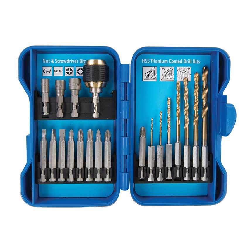 Quick Change Drilling & Driving Set 20 Piece 1 - 8mm