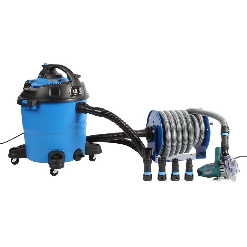 Quick Click 9m Hose Reel with Power Tool Hose and Adaptors