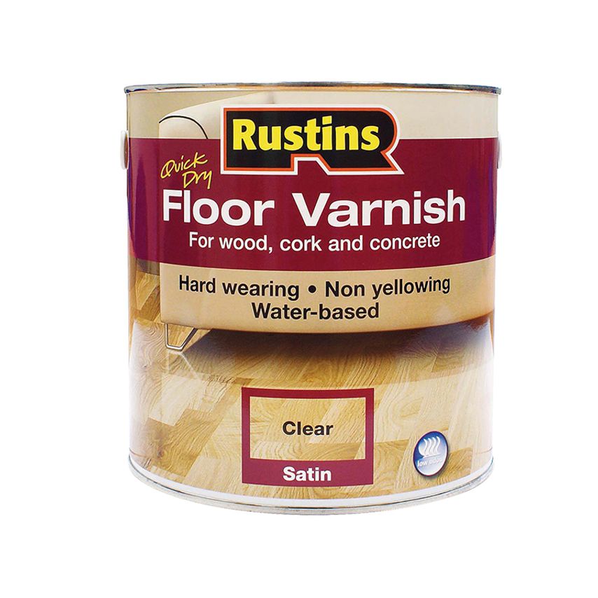 Quick Dry Floor Varnish Gloss 1 litre RUSQDFVG1L