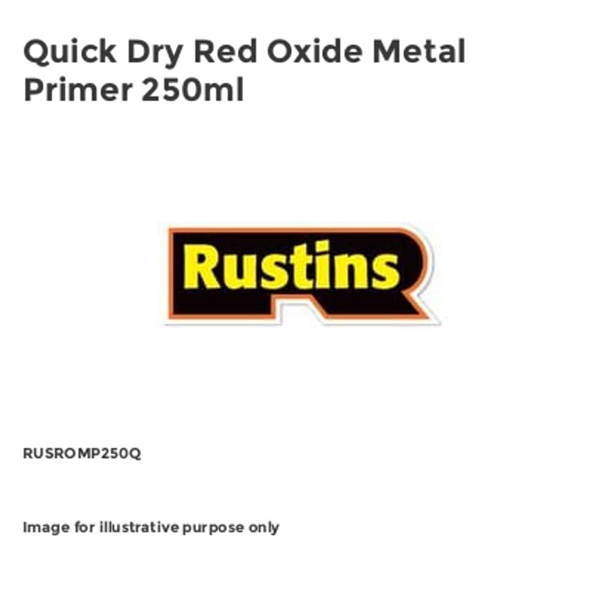 Quick Dry Red Oxide Metal Primer 250ml