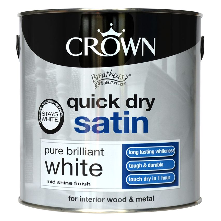 Quick Dry Satin 2.5L Pure Brilliant White