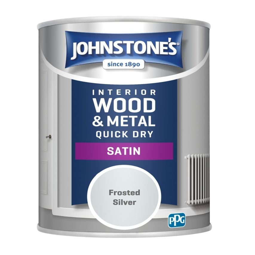 Quick Dry Satin 750ml Frosted Silver