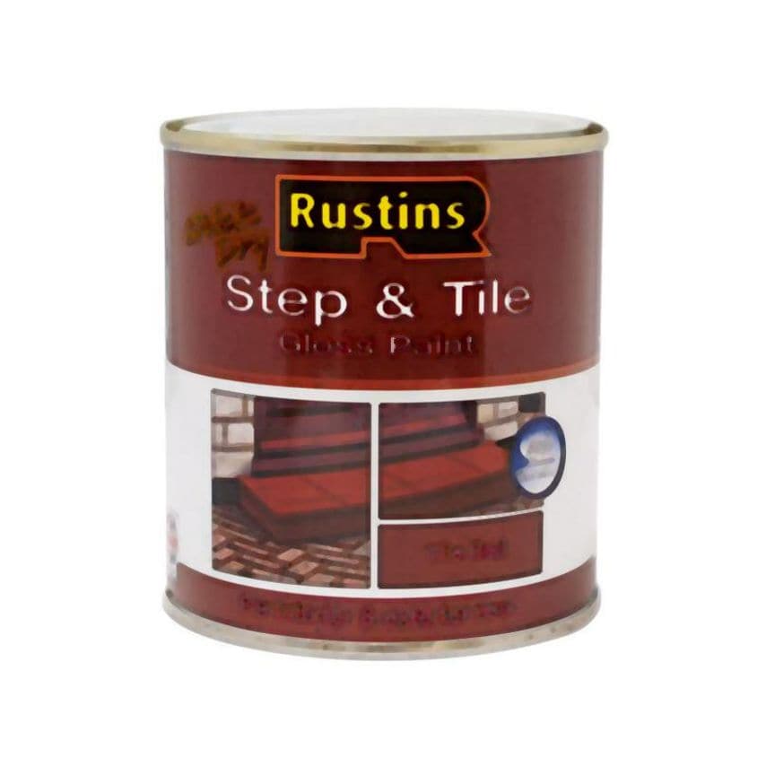 Quick Dry Step & Tile Paint Gloss Red 250ml RUSSTP250Q