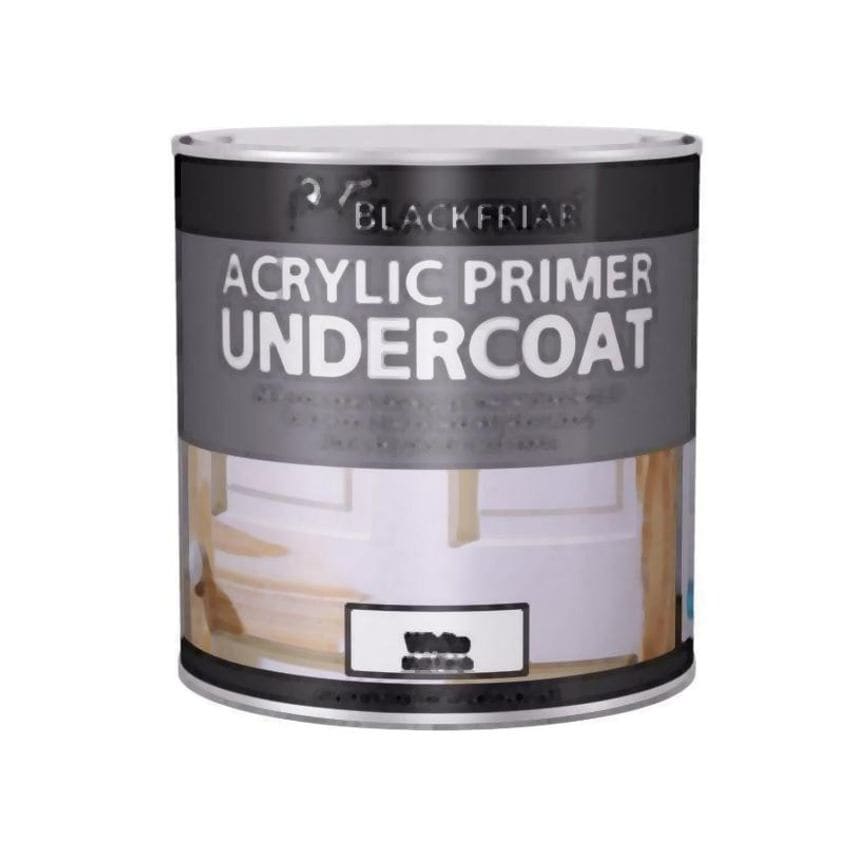 Quick Drying Acrylic Primer Undercoat White 500ml BKFWAP500