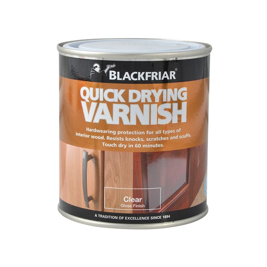 Quick Drying Duratough Interior Varnish Clear Gloss 500ml BKFQDDVCG500