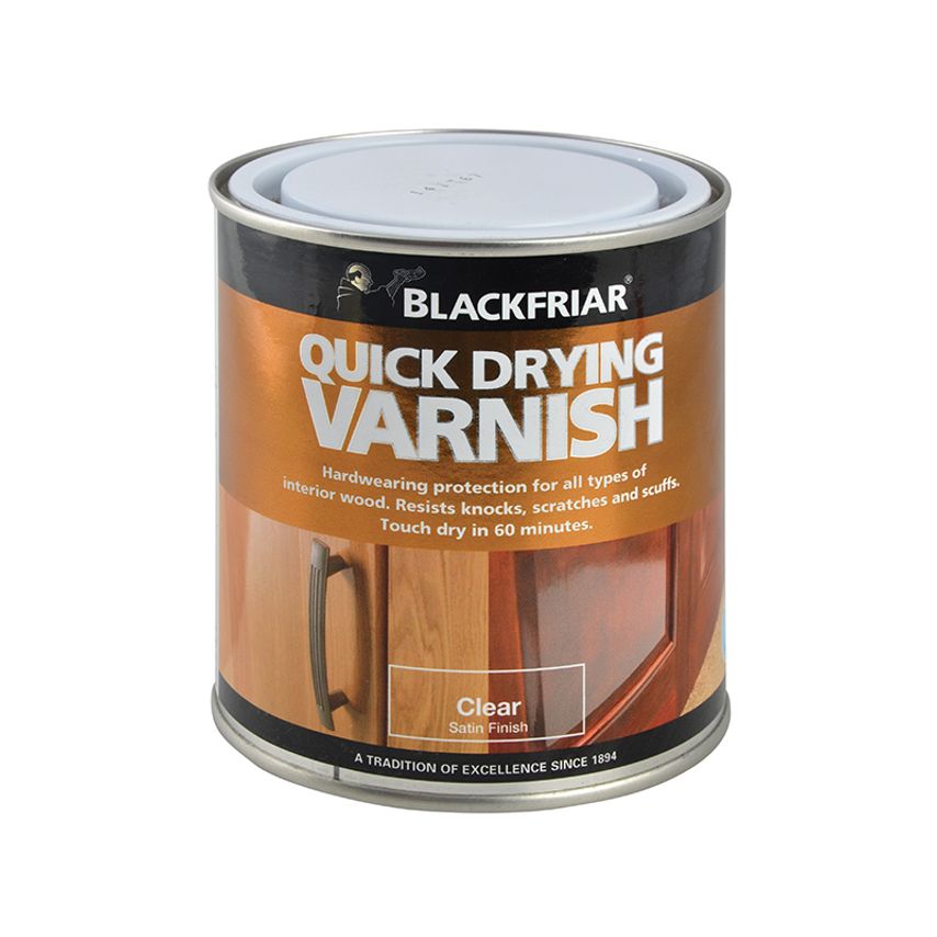 Quick Drying Duratough Interior Varnish Clear Satin 250ml