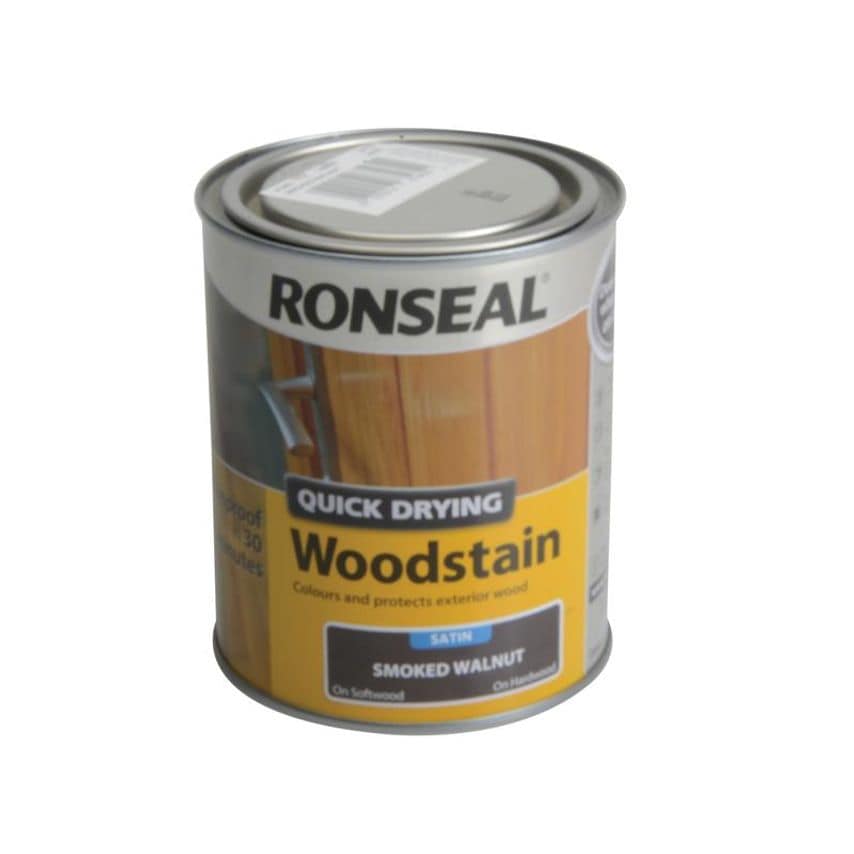 Quick Drying Woodstain Satin Smoked Walnut 750ml RSLQDWSSW750