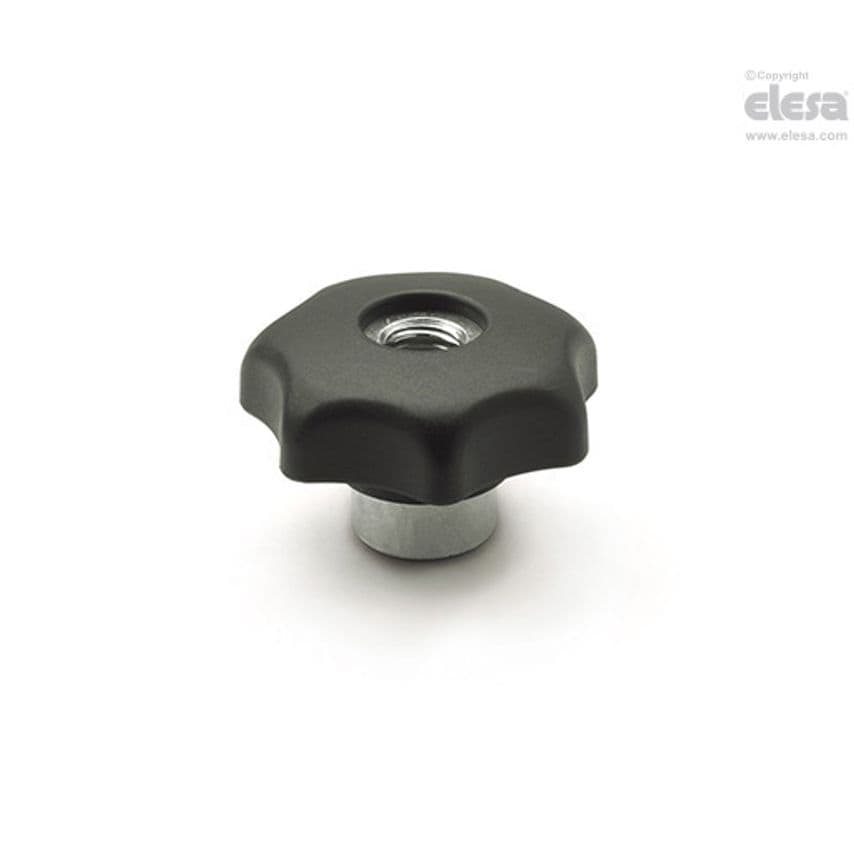 Quick-tightening knob-GN 6336.3-63-M12
