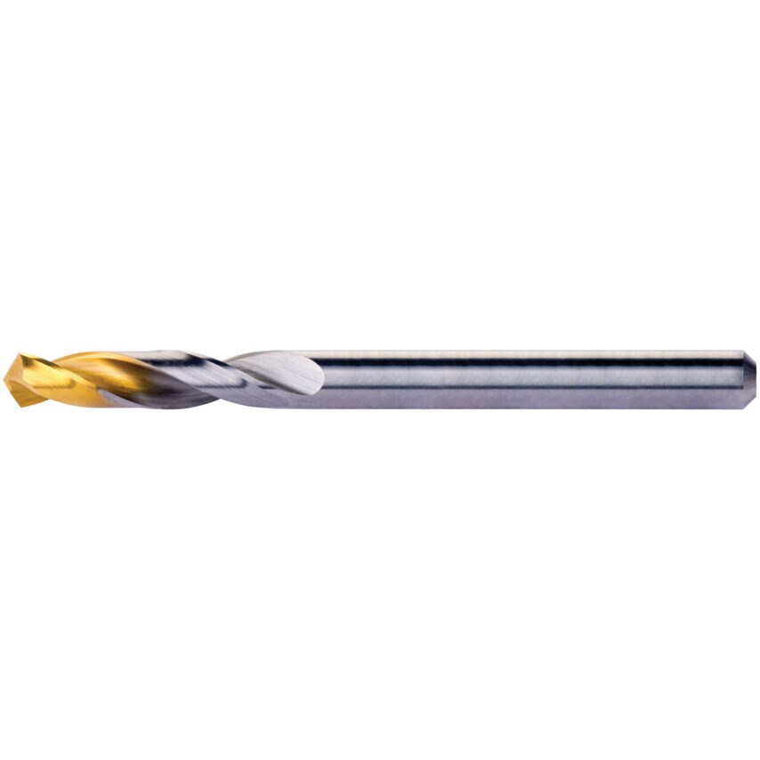 R023 3.10 mm Carbide Tin Tip Stub Drill DIN6539