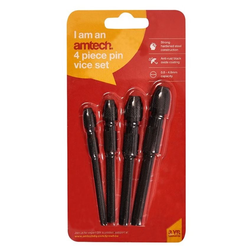 R0281 4 Piece Pin Vice Set