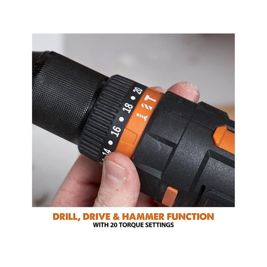 R13CMB-Li Combi Drill Driver Loaded Including 2Ah Battery/Single Charger