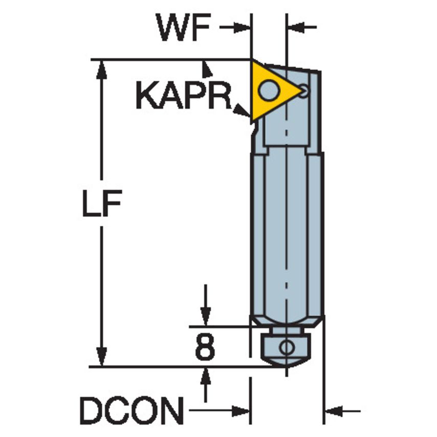 R141.0-20-16 CoroTurn 107 Cartridge