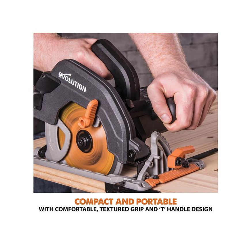 R185CCS Circular Saw 185mm 1600W 110V EVLR185CCSL