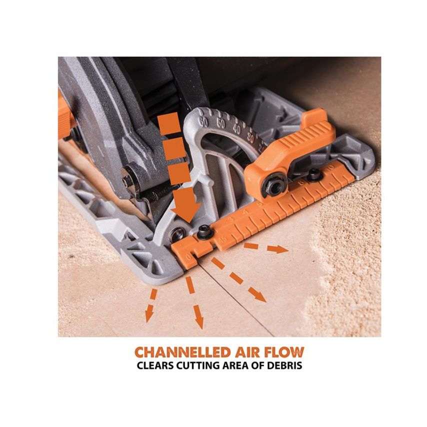 R185CCS Circular Saw 185mm 1600W 240V EVLR185CCS