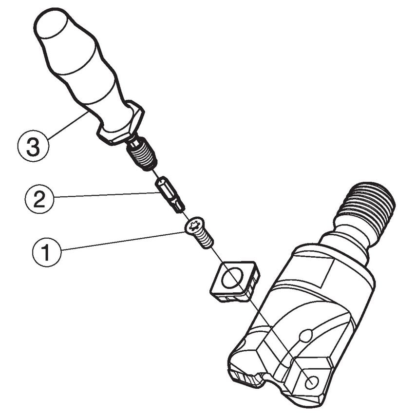 R210-032T16-09M Face Mill