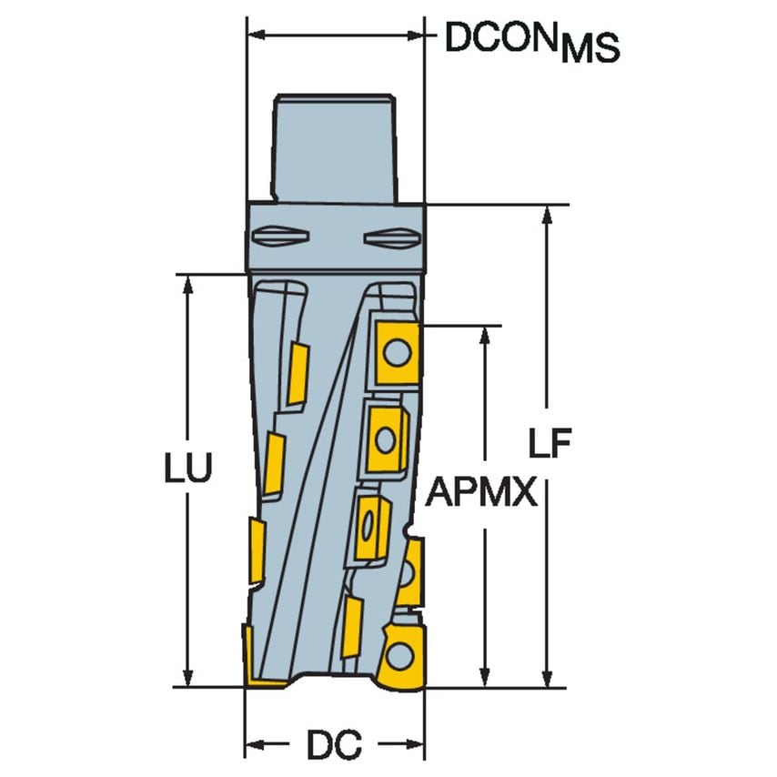 R215-050C5-100L End Mill