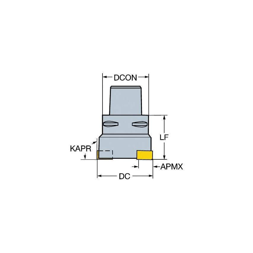 R215-A080C6-25M Face Mill