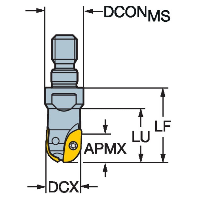 R216-30T16 End Mill - 11389851