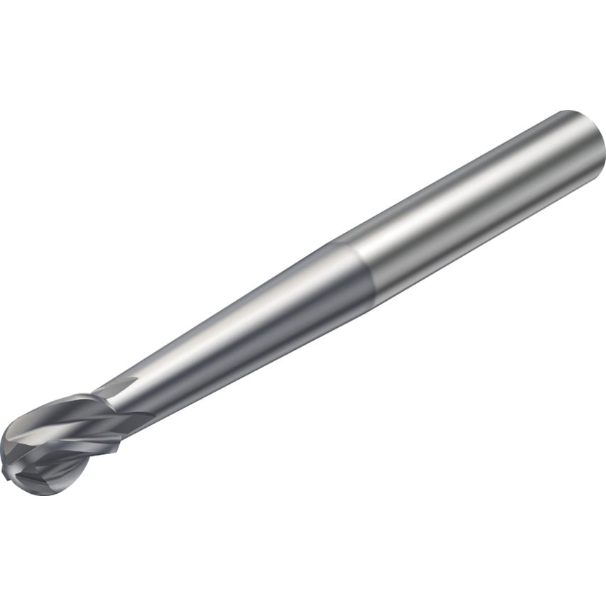 R216.64-06030-AO07G1610 Plura Solid Carbide Ball Nose End Mill