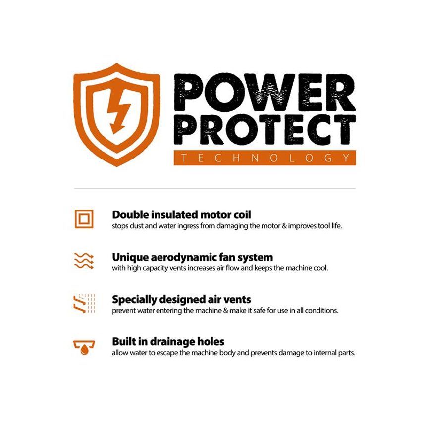 R230DCT 230mm Disc Cutter 1600W 110V EVLR230DCTNL