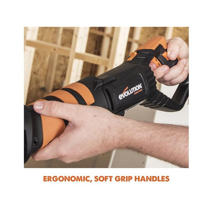 R230RCP Multi-Material Reciprocating Saw 850W 240V EVLR230RCP