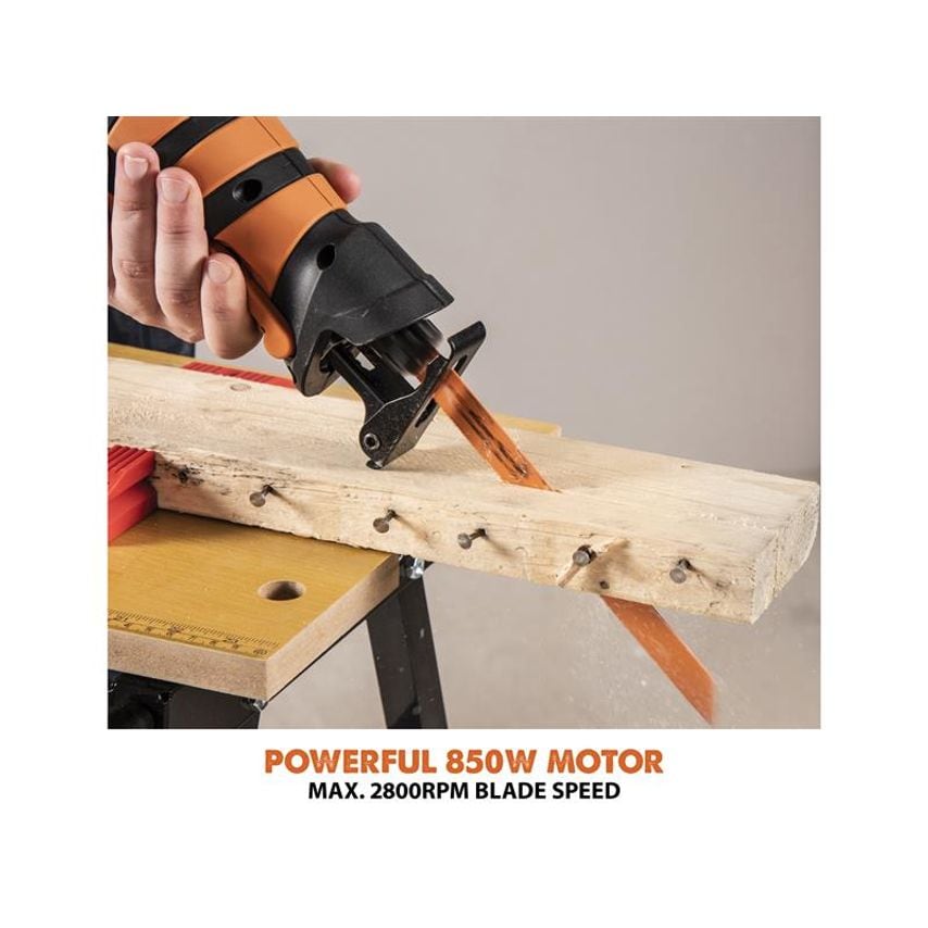 R230RCP Multi-Material Reciprocating Saw 850W 240V EVLR230RCP