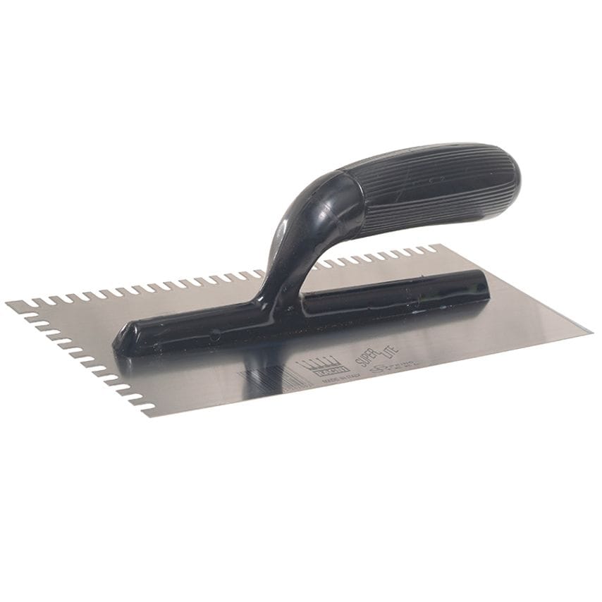 R231 Mastic Trowel U Notches Edge Plastic Handle 11 x 4.3/4in RAG231